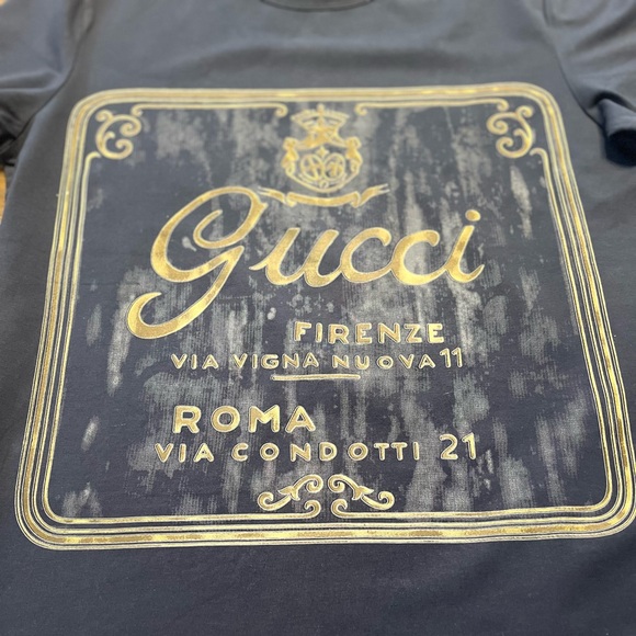 Gucci Navy Blue Mens Shirt - Picture 2 of 7